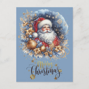 Cartão Postal Papai Noel Feliz Natal