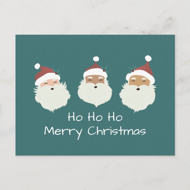 Cartão Postal Papai Noel Felry Natal (Frente)