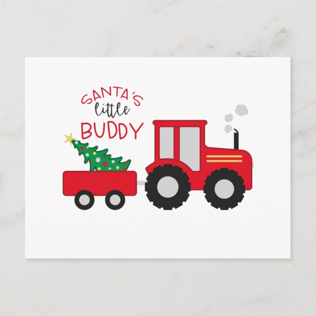 Cartão Postal Papai noel Lil' Buddy (Frente)
