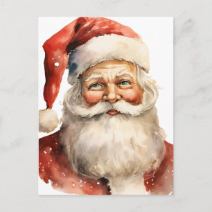 Cartão Postal Papai Noel Natal Retrô