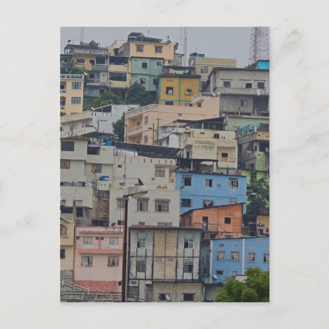 Cartão Postal Papais noeis Ana Hill - Guayaquil Equador (Frente)
