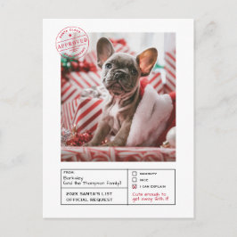 Cartão Postal Papais noeis Aprovados, Foto de Formulário Bela ou