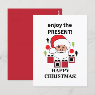 Cartão Postal Papais noeis Aproveitam Os Papais noeis Felizes De