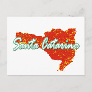 Cartão Postal Papais noeis Catarina