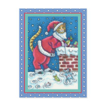 PAPAIS NOEIS CLAWS CAT NO ROOFTOP TRAZENDO PRESENT