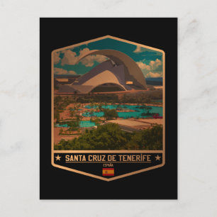 Cartão Postal Papais noeis Cruz de Tenerife