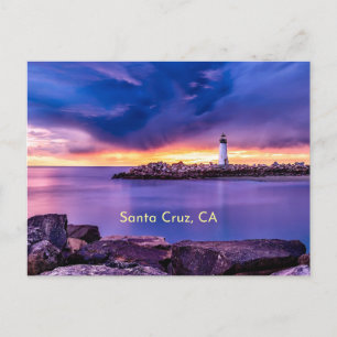 Cartão Postal Papais noeis Cruz, farol da CA