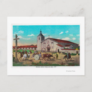 Cartão Postal Papais noeis da Missão Clara de AsisSanta Clara, 