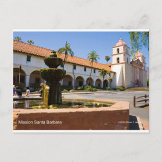 Cartão Postal Papais noeis de Missão Produtos Barbara California
