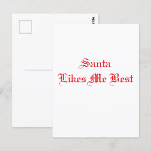 Cartão Postal Papais noeis de Natal