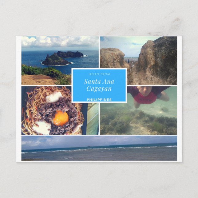 Cartão Postal Papais noeis do Cartão-Postal Filipino Ana, Cagaya (Frente)