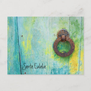 Cartão Postal Papais noeis Eulalia - Porta