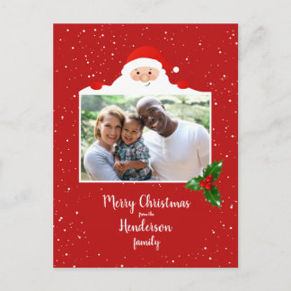 Cartão Postal Papais noeis Festivos Cheeky - Foto Personalizada