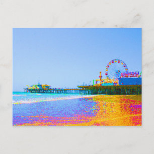 Cartão Postal Papais noeis Funky Pixels Monica Pier