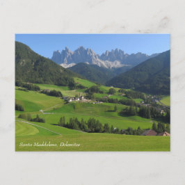 Cartão Postal Papais noeis Maddalena Dolomites