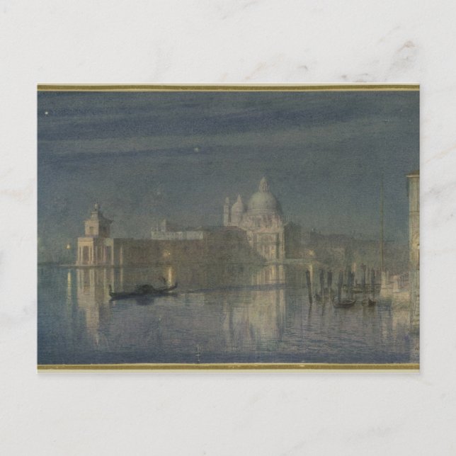 Cartão Postal Papais noeis Maria Della Salute, Veneza, Luz, 1863 (Frente)