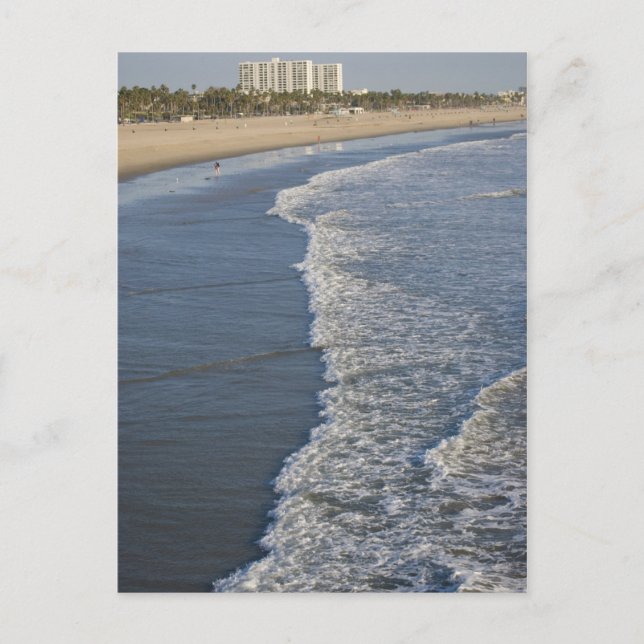 Cartão Postal Papais noeis Monica Beach (Frente)