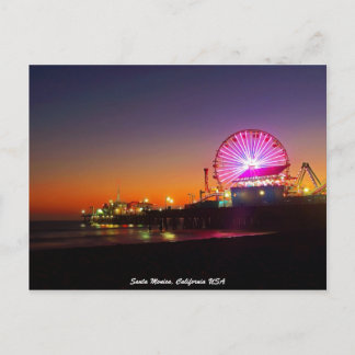 Cartão Postal Papais noeis Monica, Califórnia, EUA