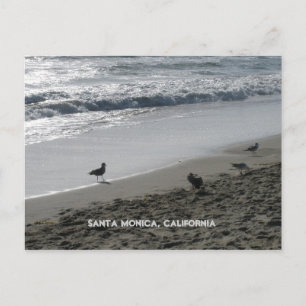 Cartão Postal Papais noeis Monica, Cartão-postal da Califórnia