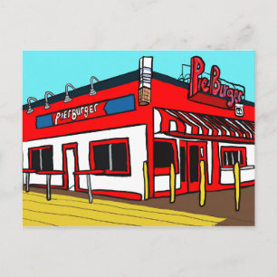 Cartão Postal Papais noeis Monica Pier