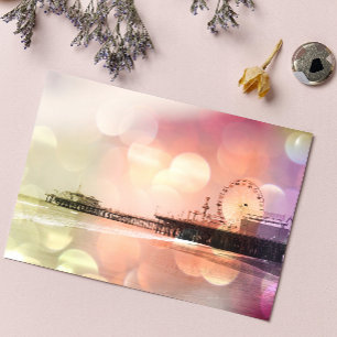 Cartão Postal Papais noeis Monica Pier - Edição de Fotografia 