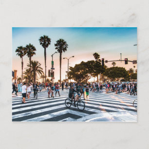 Cartão Postal Papais noeis Monica Pier - Entrada