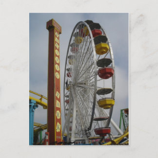 Cartão Postal Papais noeis Monica Pier ferris roda 2009