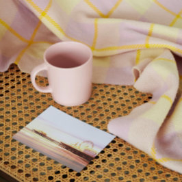 Cartão Postal Papais noeis Monica Pier Sunrise