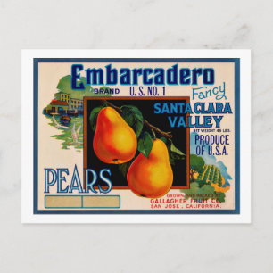 Cartão Postal Papais noeis Ricos Embarcadero Clara Pears