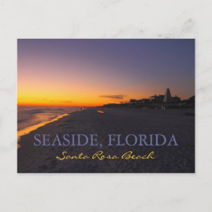 Cartão Postal Papais noeis Rosa Beach - Seaside, Flórida