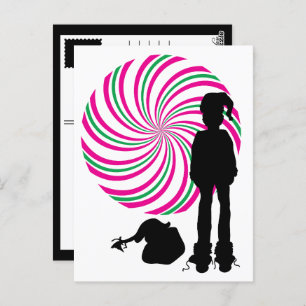 Cartão Postal papais noeis sinistros