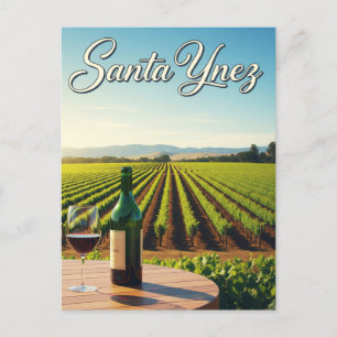 Cartão Postal Papais noeis Ynez California