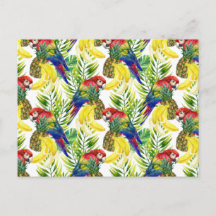 Cartão Postal Papas E Frutas Tropicais
