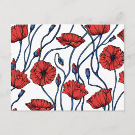 Cartão Postal Papaver