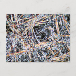 Cartão Postal Papel ao microscópio