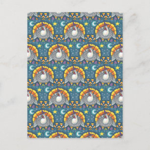 CARTÃO POSTAL PAPEL ART CANDY MILHO TURQUIA PILGRIM, OBRIGADO