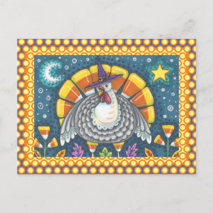 CARTÃO POSTAL PAPEL ART CANDY MILHO TURQUIA PILGRIM, OBRIGADO