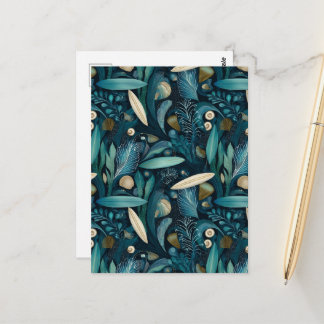 Cartão Postal Papel de embrulho de prancha de surfe elegante e k