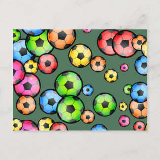 Cartão Postal Papel de parede de futebol