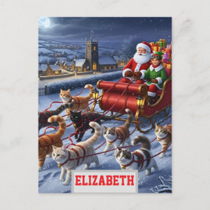 Cartão Postal Papel de Parede de Natal Personalizado Com Foto