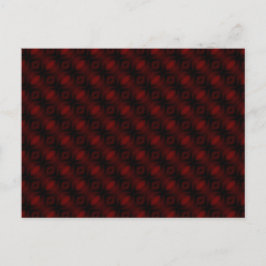 Cartão Postal Papel de Parede Vermelho Veludo Vintage Design Abs