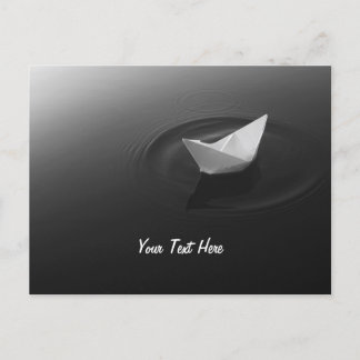 Cartão Postal Paper Boat Odyssey