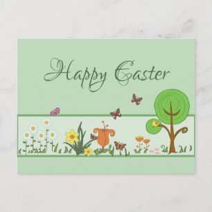 Cartão Postal Papierfrühling Ostern