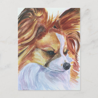 Cartão Postal Papillon Dog Postcards