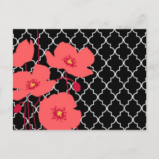 Cartão Postal Papoulas Vermelhas...cartão postal
