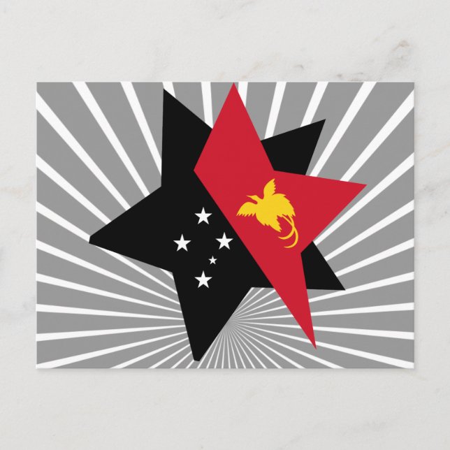 Cartão Postal Papua+Nova+Estrela da Guiné (Frente)