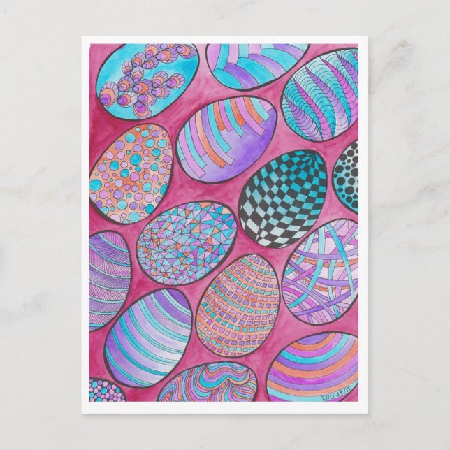 Cartão Postal Pâques GraphiZen (Frente)