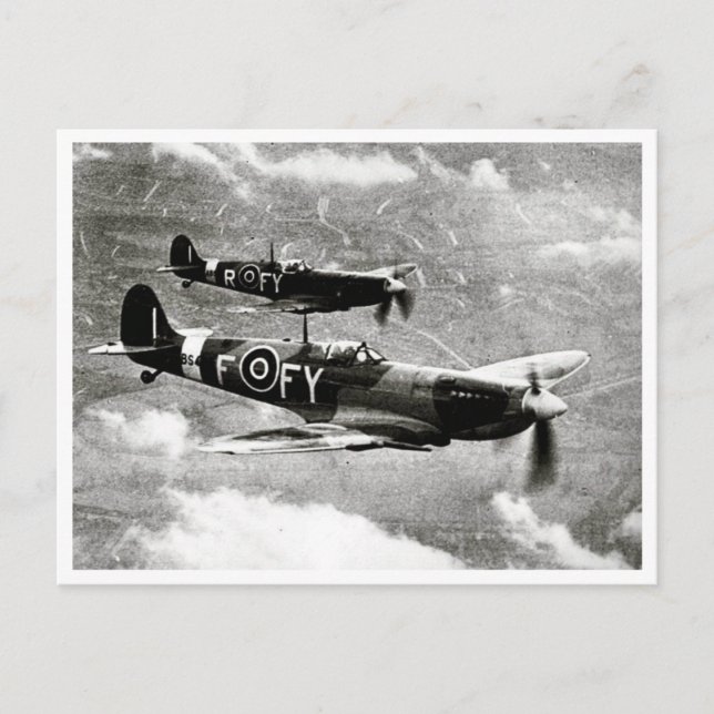 Cartão Postal Par do Spitfire (Frente)