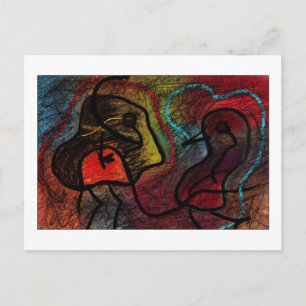 Cartão Postal Par Dupla