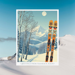 Cartão postal para a estância de esqui de East Mos